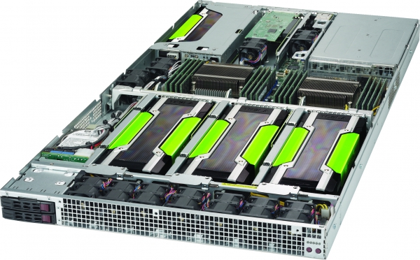 【1U / GPU 4基搭載モデル】SolutionServer HPC-30222P64-A12WTARB-P100